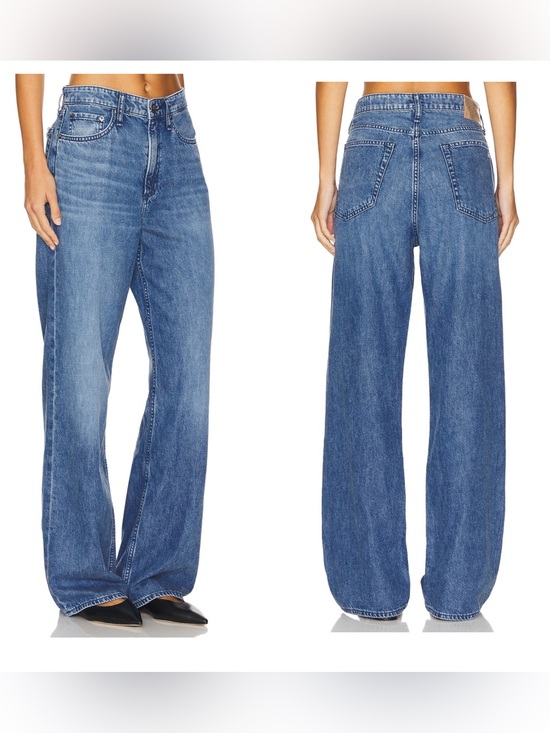 rag & bone Denim - Rag & Bone Featherweight Logan wide leg jeans size 30